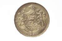 Lot 531 - BELGIAN GOLD 20 FRANC COIN DATED 1914 6.5g