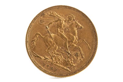 Lot 49 - A VICTORIA GOLD SOVEREIGN DATED 1891