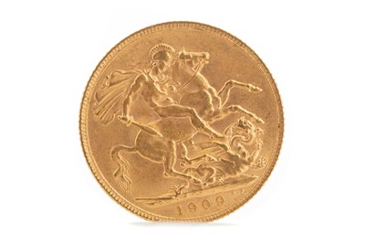 Lot 54 - AN EDWARD VII GOLD SOVEREIGN DATED 1909