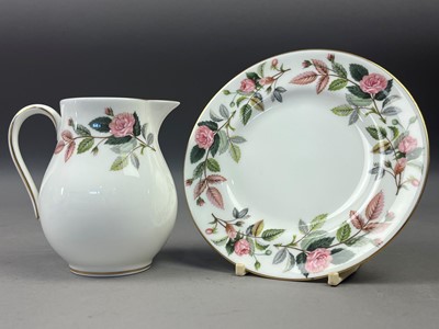 Lot 160 - A WEDGWOOD 'HATHAWAY ROSE' PART TEA AND COFFEE SERVICE AND OTHER CERAMICS