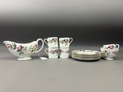 Lot 160 - A WEDGWOOD 'HATHAWAY ROSE' PART TEA AND COFFEE SERVICE AND OTHER CERAMICS