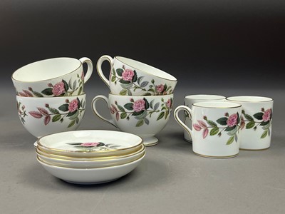 Lot 160 - A WEDGWOOD 'HATHAWAY ROSE' PART TEA AND COFFEE SERVICE AND OTHER CERAMICS