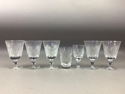 Lot 162 - A PAIR OF DARTINGTON CRYSTAL GLASSES AND OTHERS