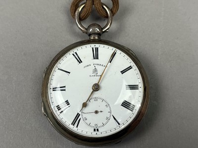 Lot 176 - THREE SILVER POCKET WATCHES