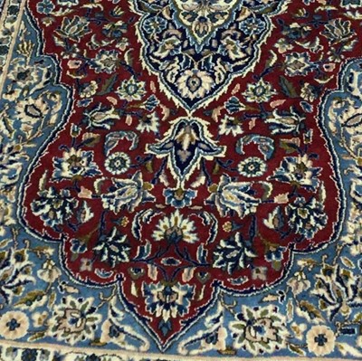 Lot 458 - A PERSIAN KIRMAN RUG