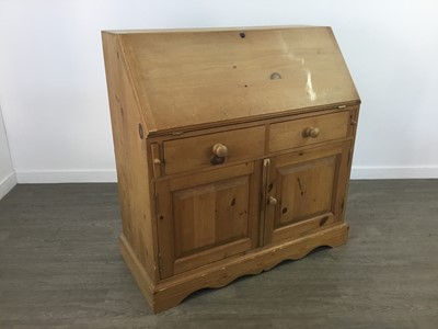 Lot 196 - A PINE BUREAU