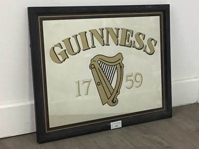 Lot 339 - A GUINNESS ADVERTISEMENT MIRROR