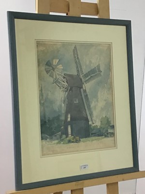 Lot 359 - SARRE MILL, A WATERCOLOUR BY JAMES GORMAN