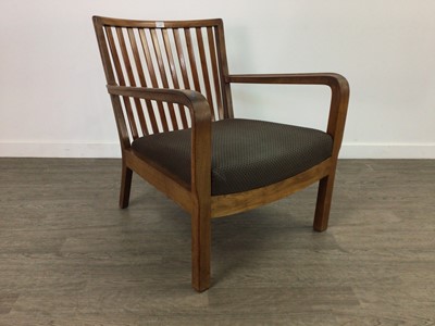 Lot 313 - A PAIR OF MID-CENTURY DANISH EASY CHAIRS IN THE MANNER OF VILHELM LAURITZEN