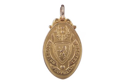 Lot 1536 - JIMMY MCMENEMY OF CELTIC F.C. - HIS SCOTTISH FOOTBALL LEAGUE CHAMPIONSHIP GOLD MEDAL 1935/36