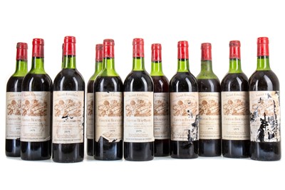 Lot 94 - 12 BOTTLES OF CHATEAU BEAUSEJOUR 1975 SAINT-EMILION 75CL