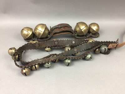 Lot 436 - TWO SETS OF SLEIGH BELLS