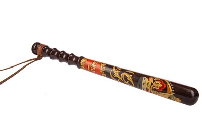 Lot 124 - A GEORGE V POLICE CONSTABLE'S TRUNCHEON