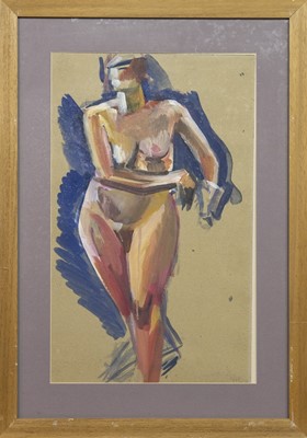 Lot 17 - FEMALE NUDE, AN OIL