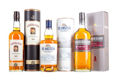 Lot 152 - ABERLOUR 10 YEAR OLD, DEANSTON 12 YEAR OLD AND AUCHENTOSHAN 12 YEAR OLD