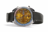 Lot 798 - SEIKO CHRONOGRAPH AUTOMATIC STAINLESS STEEL...