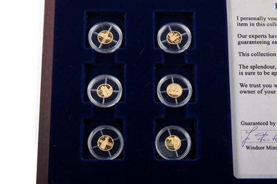 Lot 82 - A COLLECTION OF THE WORLDS SMALLEST GOLD COINS