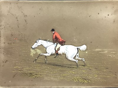 Lot 140 - VERY LIKE CATCHING THEM AND BELLOWS TO MEND, TWO HUNTING RELATED PAINTINGS