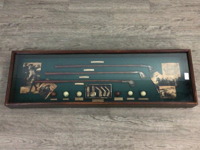 Lot 445A - A REPRODUCTION GOLFING DISPLAY