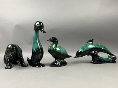 Lot 193 - A COLLECTION OF BLUE MOUNTAIN POTTERY FIGURES
