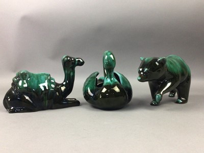 Lot 193 - A COLLECTION OF BLUE MOUNTAIN POTTERY FIGURES
