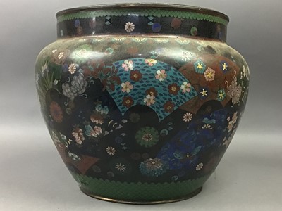 Lot 333 - A CHINESE CLOISONNE ENAMEL PLANTER