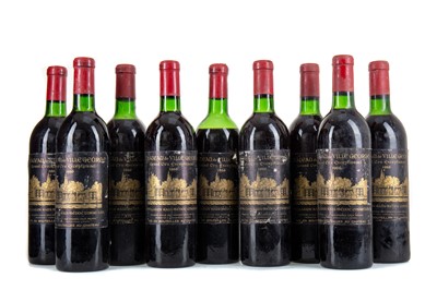 Lot 95 - 9 BOTTLES CHATEAU DE VILLE GEORGE 1966 HAUT MEDOC 75CL