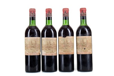 Lot 104 - 4 BOTTLES OF CHATEAU COS D'ESTOURNEL 1962 SAINT-ESTEPHE 75CL