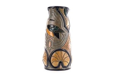 Lot 333 - AN ART DECO POTTERY VASE BY AMPHORA