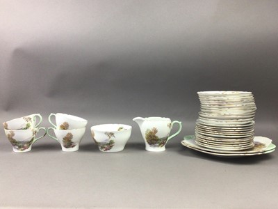 Lot 606 - A SHELLEY 'HEATHER' PATTERN TEA SERVICE