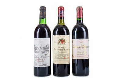 Lot 130 - 3 BOTTLES OF BORDEAUX RED WINE - INCLUDING  CHATEAU MALESCOT ST EXUPERY 1978 MARGAUX 75CL