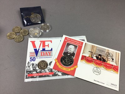Lot 24 - A GROUP OF COMMEMORATIVE COINS