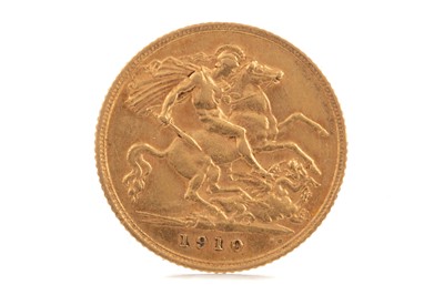 Lot 67 - AN EDWARDIAN HALF SOVEREIGN