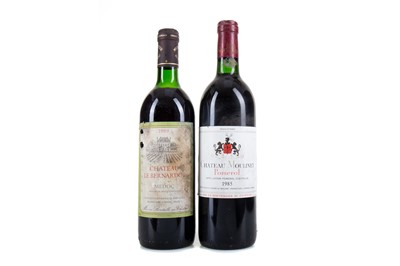 Lot 138 - CHATEAU MOULINET 1985 POMEROL 75CL AND CHATEAU LE BERNARDOT 1989 MEDOC 75CL