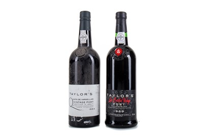 Lot 143 - TAYLOR'S 1984 VINTAGE QUINTA DE VARGELLAS PORT 75CL AND TAYLOR'S 1989 LBV PORT 75CL