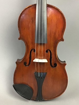 Lot 187 - A STUDENT'S TELLER VIOLIN IN CASE