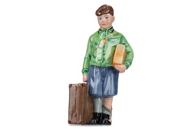 Lot 864 - A ROYAL DOULTON FIGURE OF 'BOY EVACUEE'