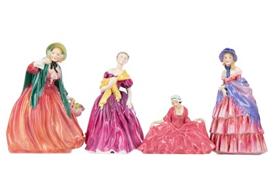 Lot 866 - A GROUP OF FOUR ROYAL DOULTON FIGURES