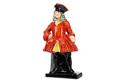 Lot 877 - AN EARLY ROYAL DOULTON FIGURE OF 'CAPTAIN MAKEITH, BEGGARS OPERA'