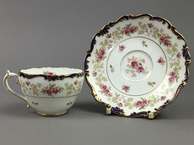 Lot 125 - A CRESCENT CHINA PART TEA SERVICE AND OTHER TEA AND DINNER WARE