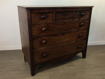 Lot 108 - A VICTORIAN MAHOGANY CHEST OF DRAWERS
