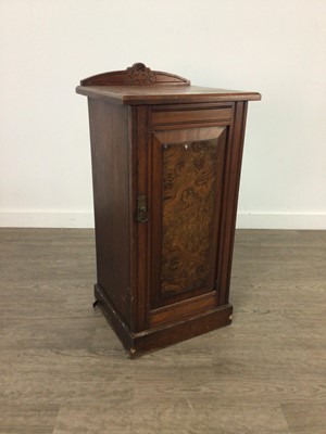 Lot 155 - A MAHOGANY POT CUPBOARD