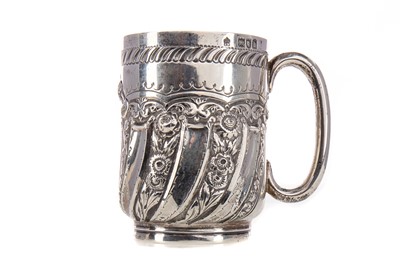 Lot 77 - A VICTORIAN SILVER CHRISTENING MUG