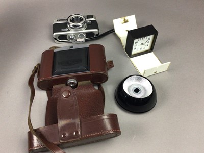 Lot 223 - A CANON DEMI RAPID CAMERA AND OTHERS