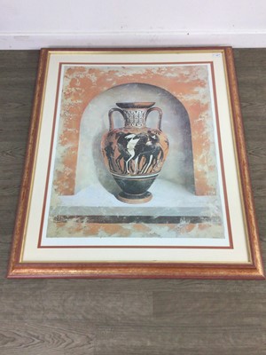 Lot 230 - TWO CONTEMPORARY PRINTS OF GREEK VASES