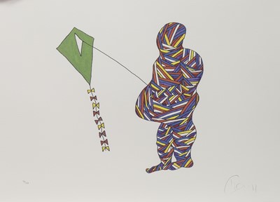 Lot 80 - A SET OF SIX 'BORN ON A RAINY DAY' SIGNED PRINTS BY BILLY CONNOLLY