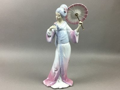 Lot 241 - A ROYAL DOULTON FIGURE OF 'ELAINE' AND OTHER FIGURES