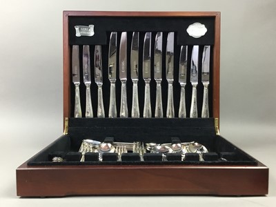 Lot 243 - A CANTEEN OF COOPER LUDLAM SILVER PLATED CUTLERY