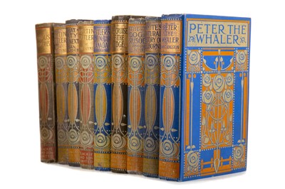 Lot 345 - A SET OF NINE ART NOUVEAU BOUND VOLUMES