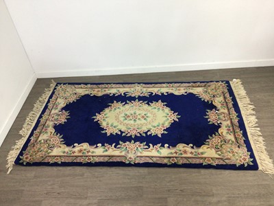 Lot 277 - A CHINESE RUG AND TWO OTHERS